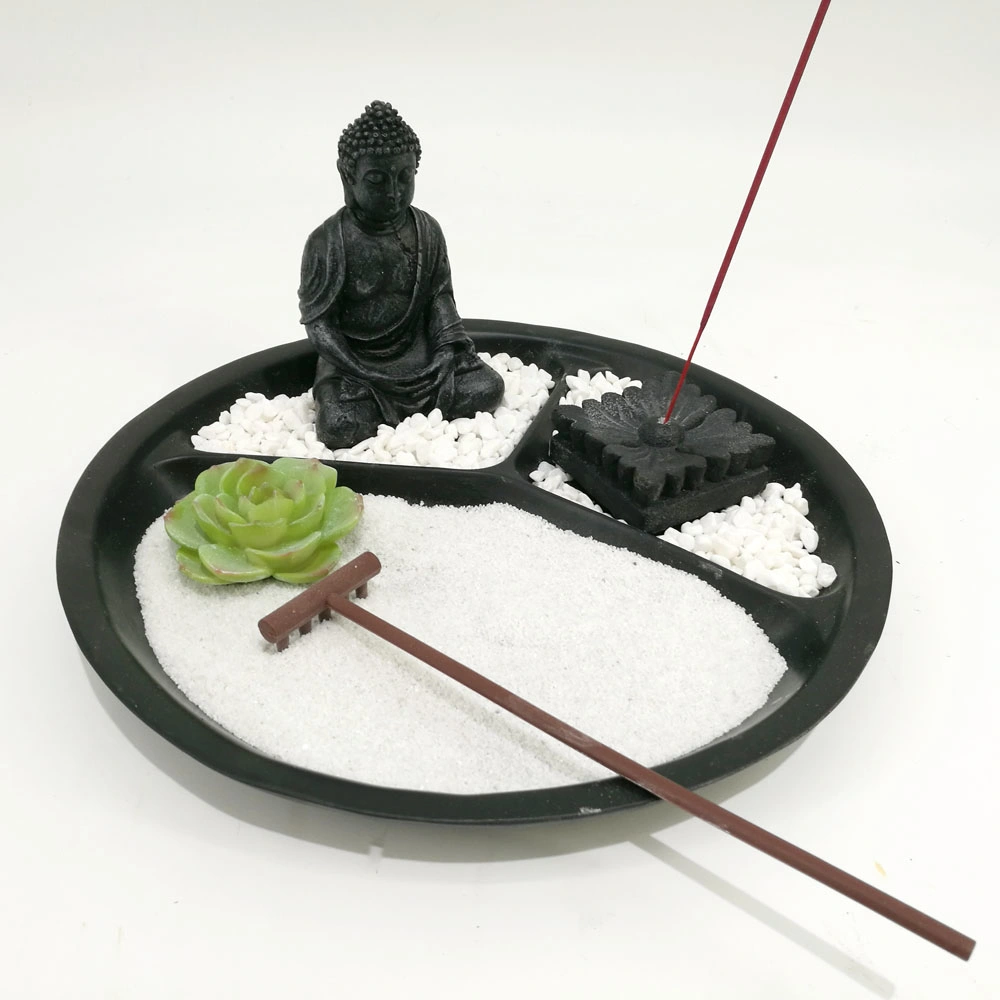 Asian Japanese Feng Shui Sand Zen Garden Kit for Sale