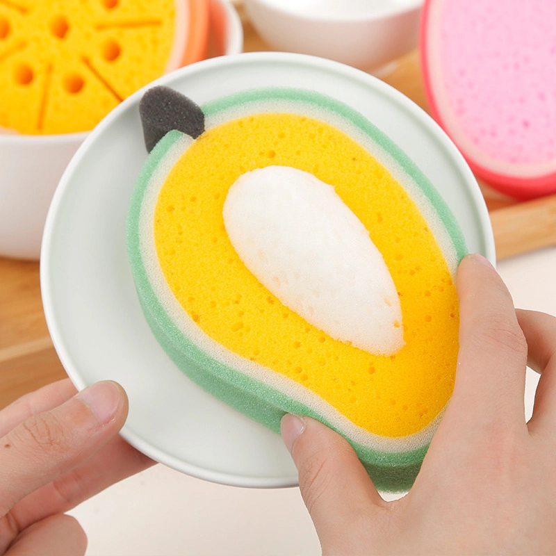 Hot Selling Fruit Type Cleaning Sponge Wipe Cleaning Cloth Dish Cloth