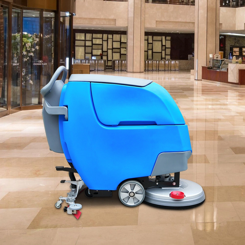 Hotel Supermarket Factory Warehouse Hand Push Brush Cleaner Floor Washing Scrubber Cleaning Equipment