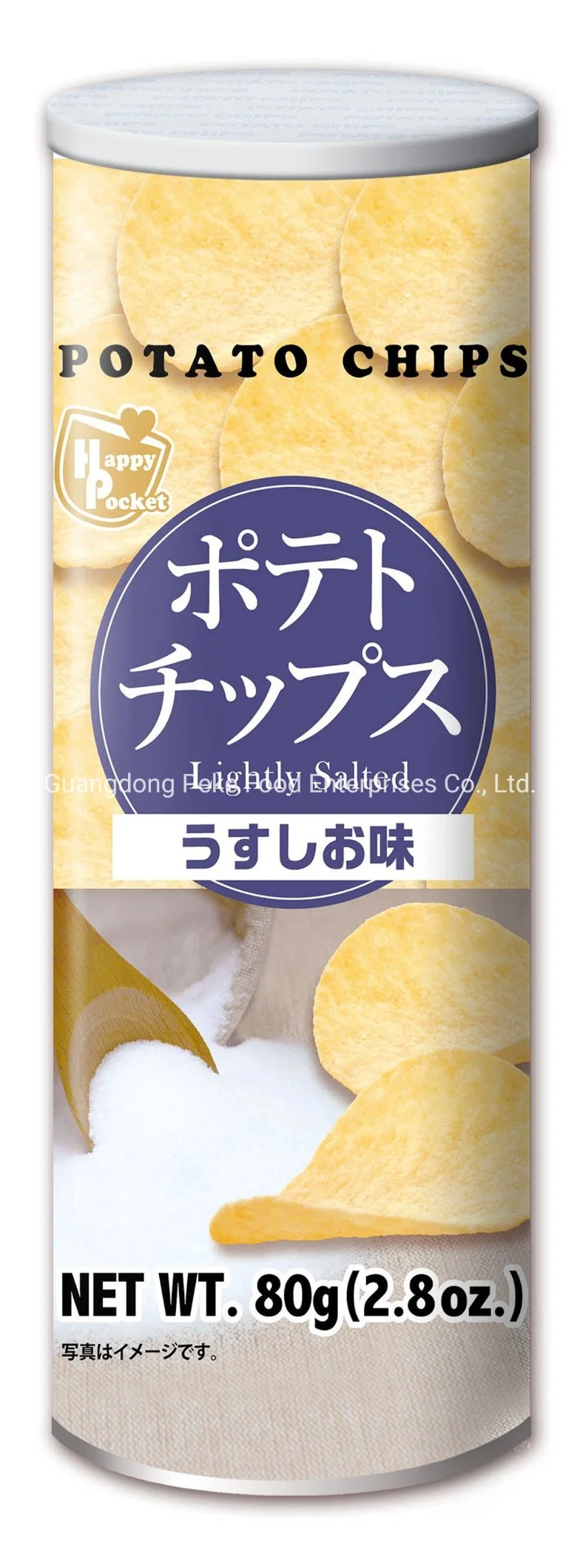 80g - 100 g de papas fritas a Japón y Corea Lawson valor Store con OEM