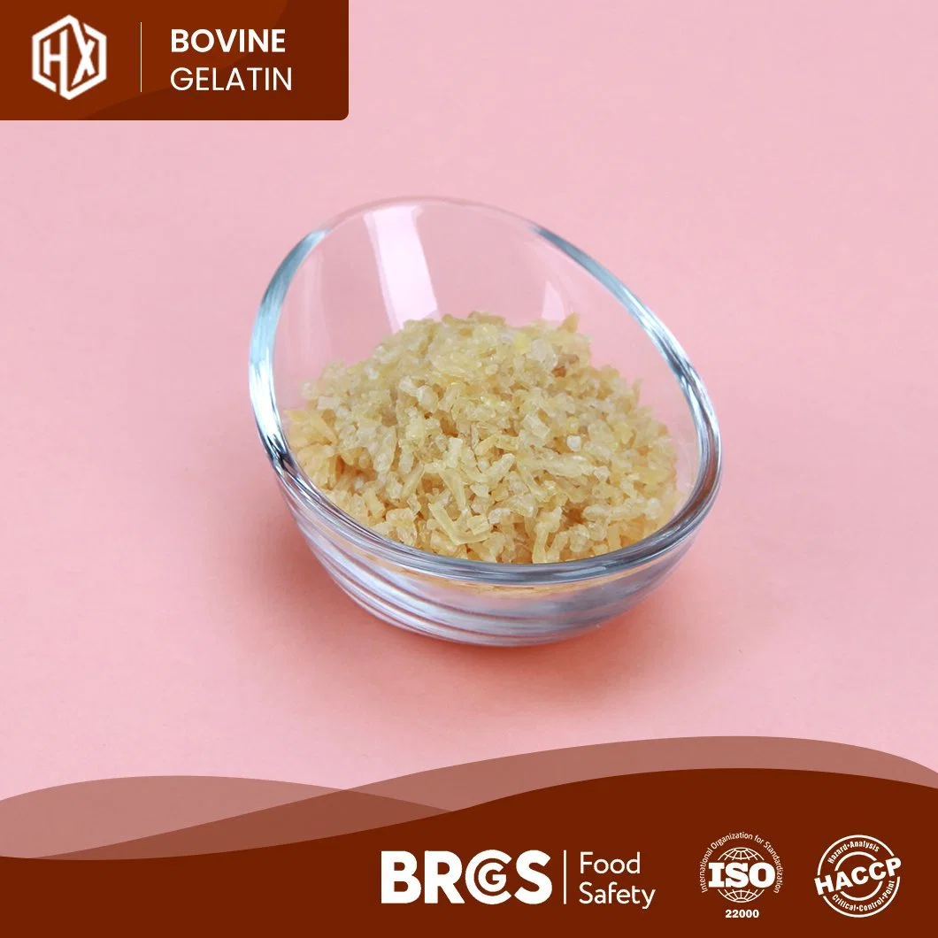 Haoxiang Wholesale/Supplier Custom 2022 Bovine Skin Gelatin High-Quality 300 Bloom Food Grade Bovine Skin Gelatin China Supplier Sample Available Bovine Skin Gelatin