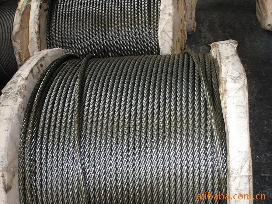 Ungalvaized 6X19W+Iws Steel Wire Rope A1 Grease