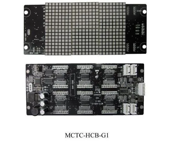 Elevator Display Board Mctc-Hcb-H Hcb-R1/S DOT-Matrix Board Lift Elevator Spare Parts for Lop Cop