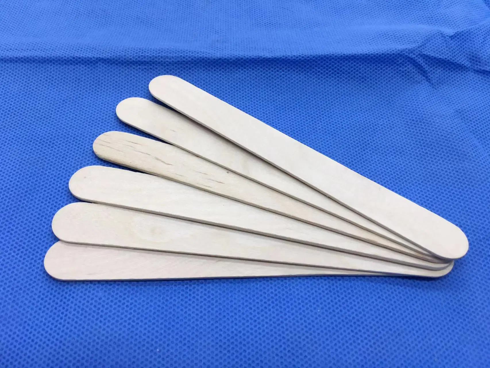 CE ISO Approved Medical Disposable Cosumables Sterile Packing Wooden Depressor Tongue