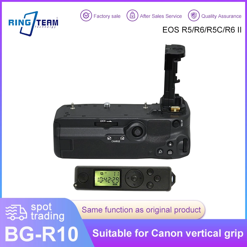 Battery Grip for Canon EOS R5 R5c R6 R6 II Mark II Mark 2 Bg-R10 Battery Vertical for Canon Lp-E6 E6n E6nh Battery Bgr10 Bg R10