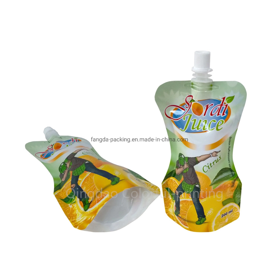 Beverage Spout Bag Custom Printed Premium Quality Recyclable