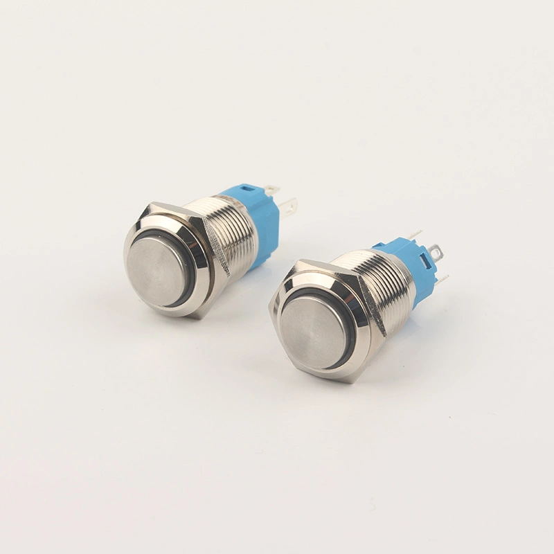 12mm Round Dome Button 2pin Momentary Metal Waterproof Explosion Proof Small Push Button Switch