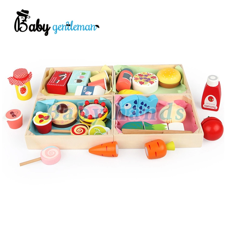 Customize Simulation Wooden Realistic Play Food for Children Z10370b