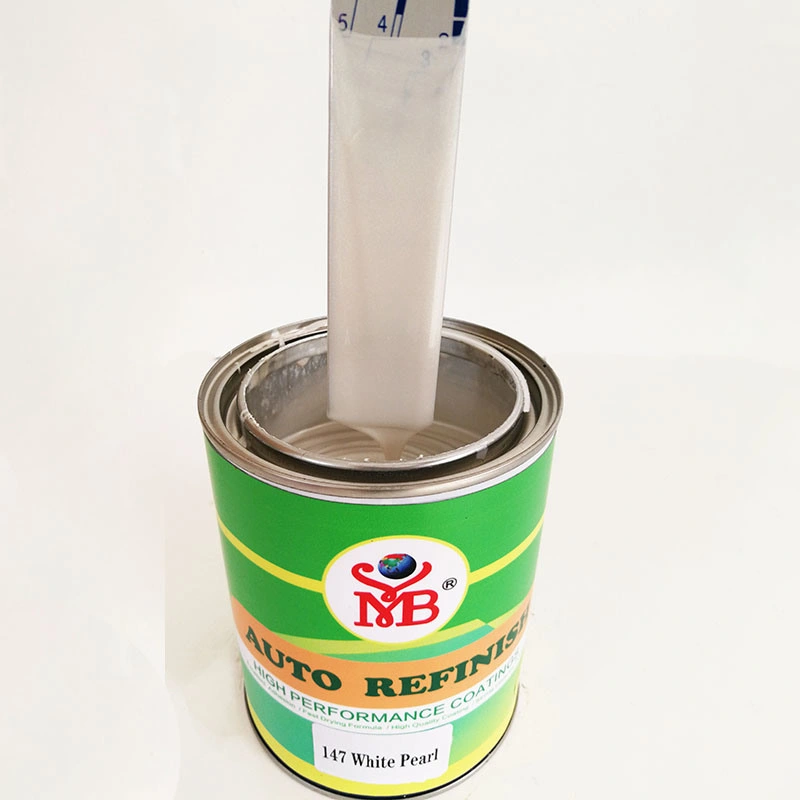 High Gloss White Pearl Automotive Paints Water Base