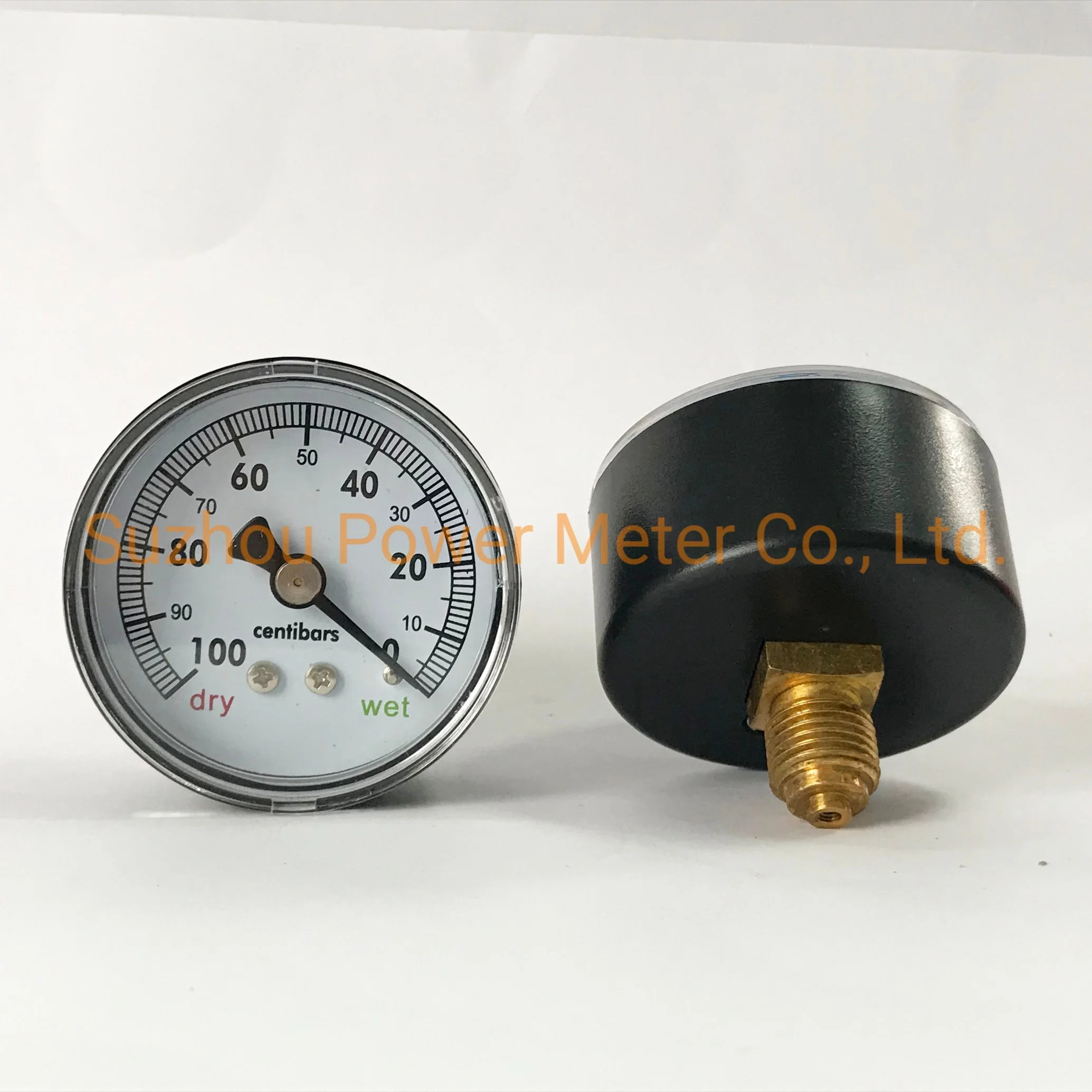 50mm Plastic General -100 Centibars Vacuum Gauge