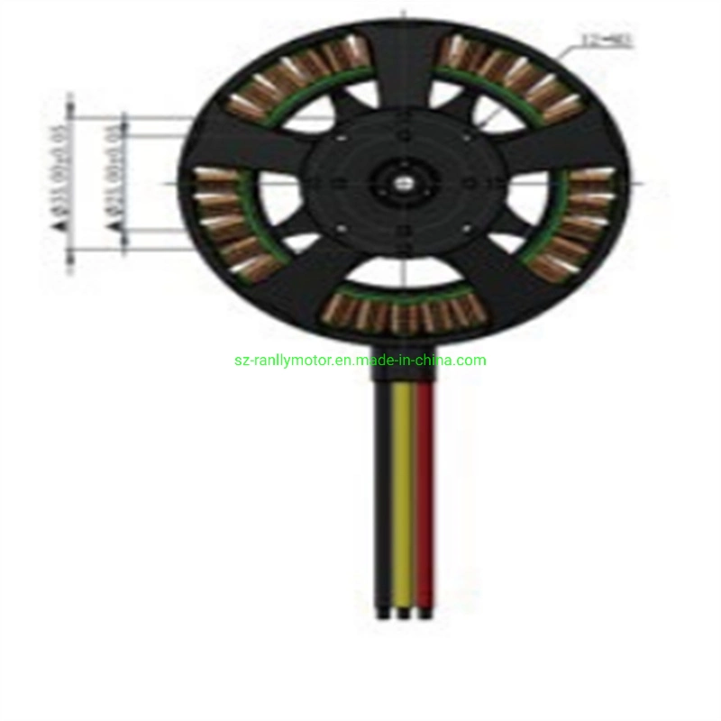 precio de fábrica Ua-M10-85kv 8 Series de Motor, Motor síncrono de imanes permanentes de la familia de rotor exterior Formultiple-Rotor/Vtol Uav de aplicación.