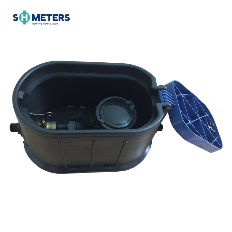 Single Jet DN15~DN32 Dral Dial Class B Plastic Water Meter صندوق عداد الماء