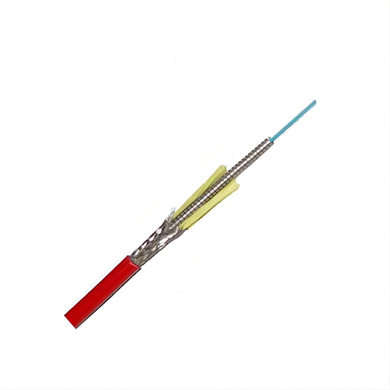 Single Core Armoured Fiber Optic Cable for Temperature Sensor Monitor System