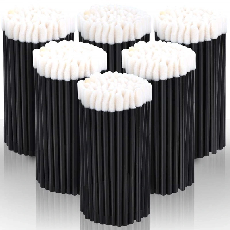 500pcs lèvre Wands applicateurs jetables Brosse à lèvre, rouge à lèvres brillant à lèvres de Pinceau applicateur Wands, Kits de maquillage beauté de l'applicateur Outil noir