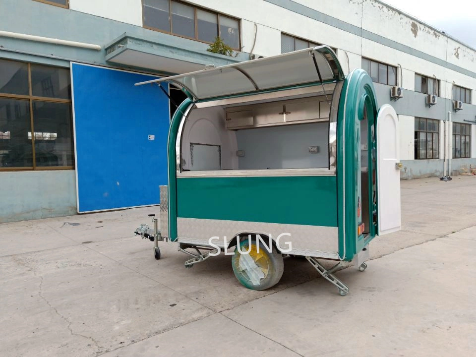 Prix de gros cuisine mobile avec l'équipement de cuisson Camper Panier/ Hamburger Pizza camion tracteur de crème glacée Camping