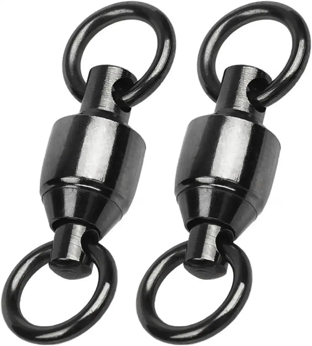 Fishing Barrel Swivels Saltwater Small Ball Bearing Swivel Heavy Duty Stainless Steel Swivels Freshwater Fish Tackle Fishing Swivels