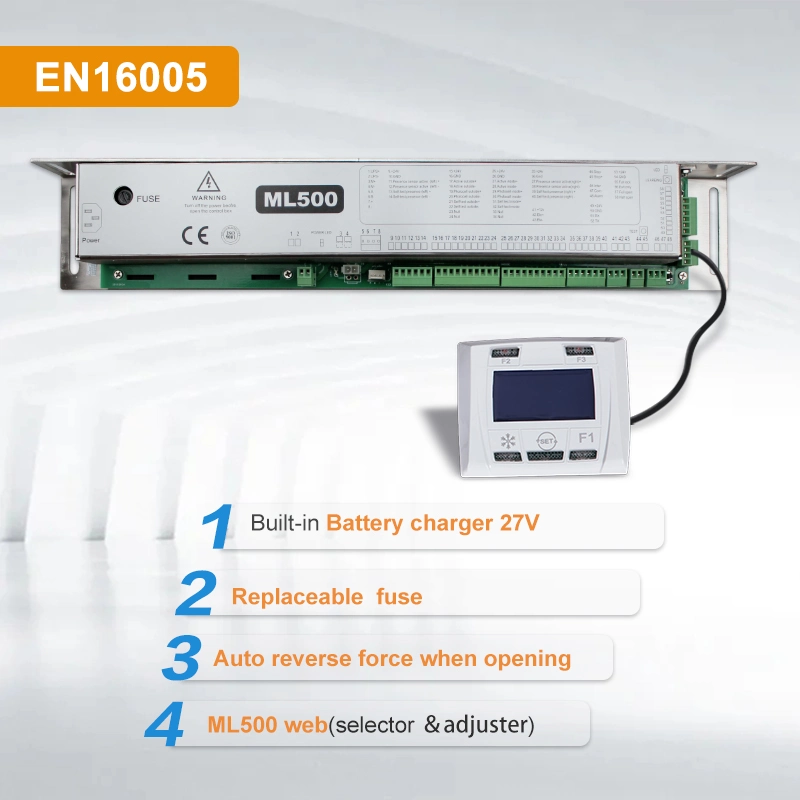 En16005 Turtech Test automático de la puerta corrediza automática del sensor Sensor de Microondas Interruptor Touchless