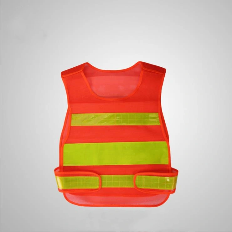 Chaqueta de seguridad de obras de construcción reflectantes chaleco fluorescente LED de malla de prendas de vestir