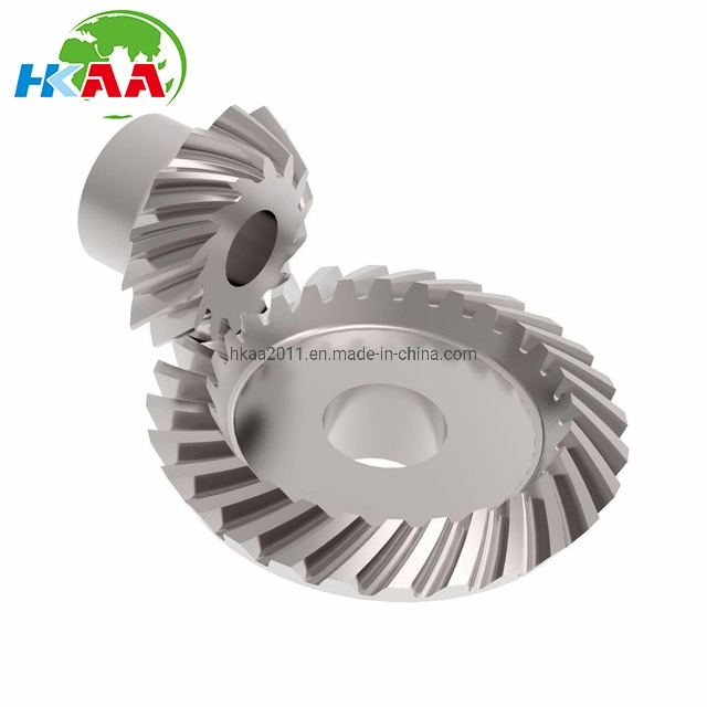 High Precision Helical Teeth Spiral Bevel Gear Used in Vehicle Differential