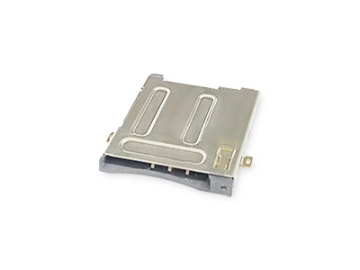 2.54 mm Pitch Chip SIM Card Holder Connector with Ejector 8 Circuits