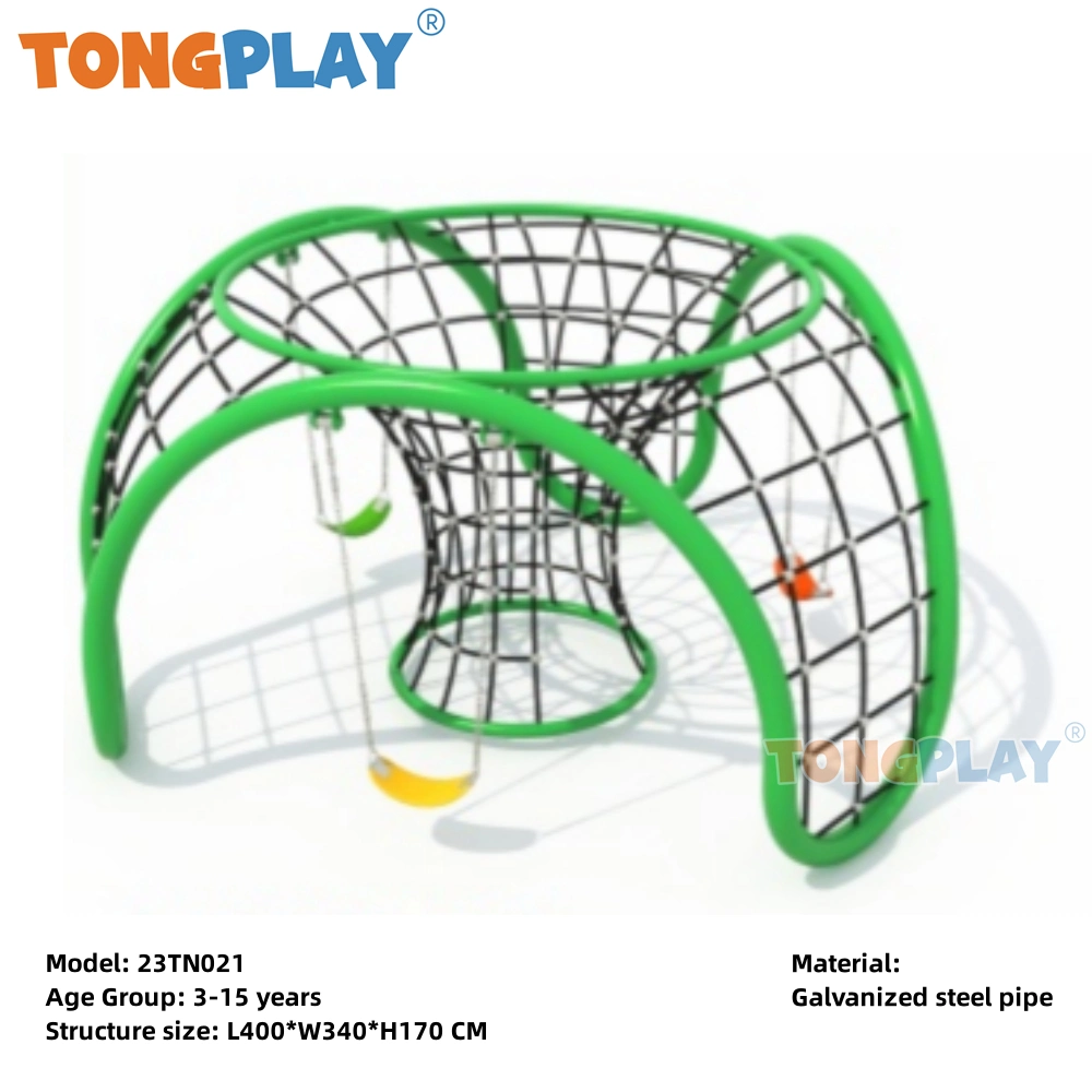 High Quality Green Small Outdoor Children's Physical Climbing Play Equipment