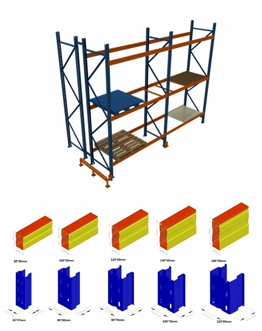 Warehouse Storage Heavy Duty Pallet Rack with SGS Certificates