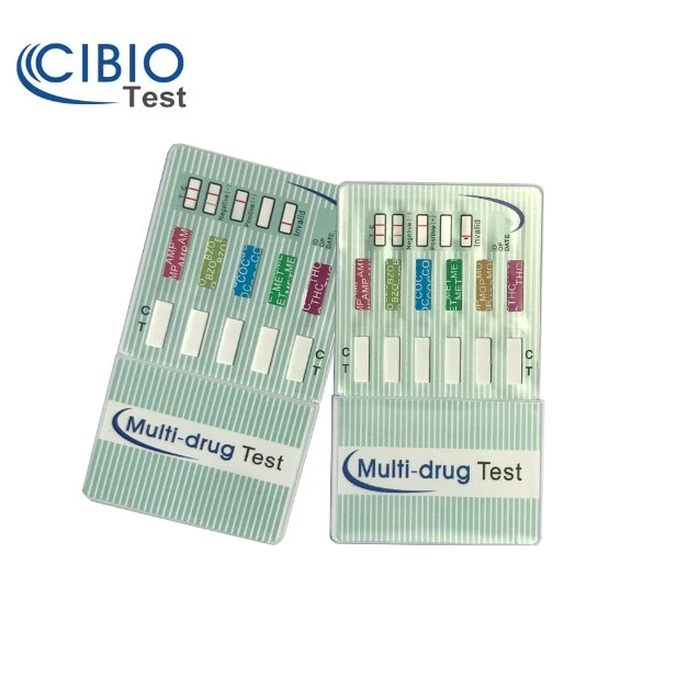 6 Panel Urine Screening Test Kit (AMP, BZO, COC, MET/mAMP, OPI, THC)