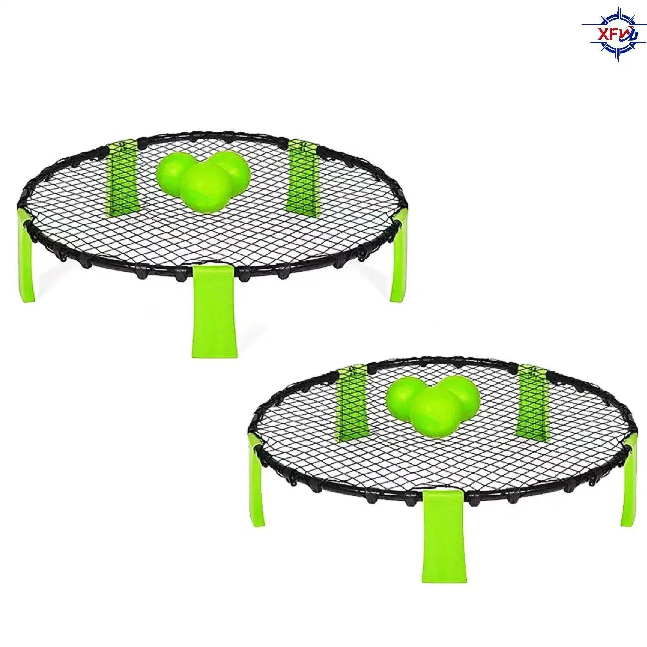 Outdoor Beach Spike Ball PVC Mini Toy Balls Inflatable Volleyball Game Set