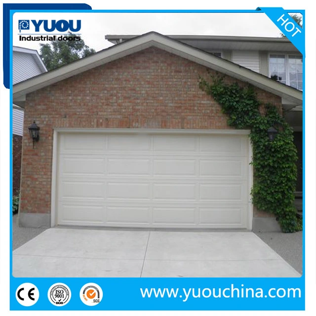 High quality/High cost performance  Automatic Remote Iron Garage Doors Italy with Man Door