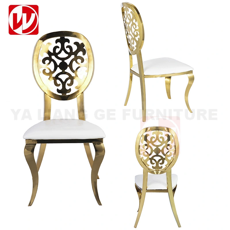 Dual-Purpose Stainless Steel Fancy Wedding Furniture for Dining Restaurant Event Chairs