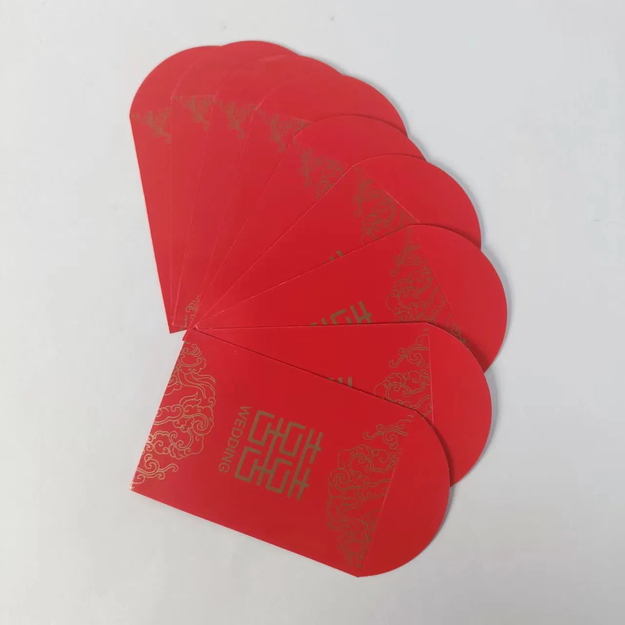 Personalizar sobre rojo chino para invitaciones de boda