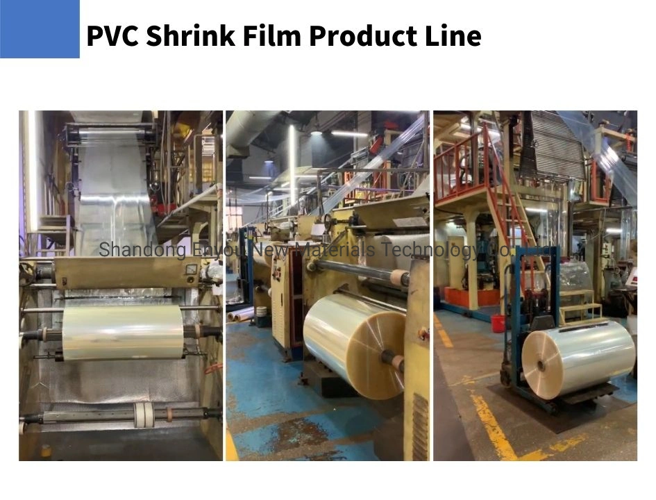 Factory Price Blown Type Plain PVC Shrink Film for Label Printing and Shrink Sleeves