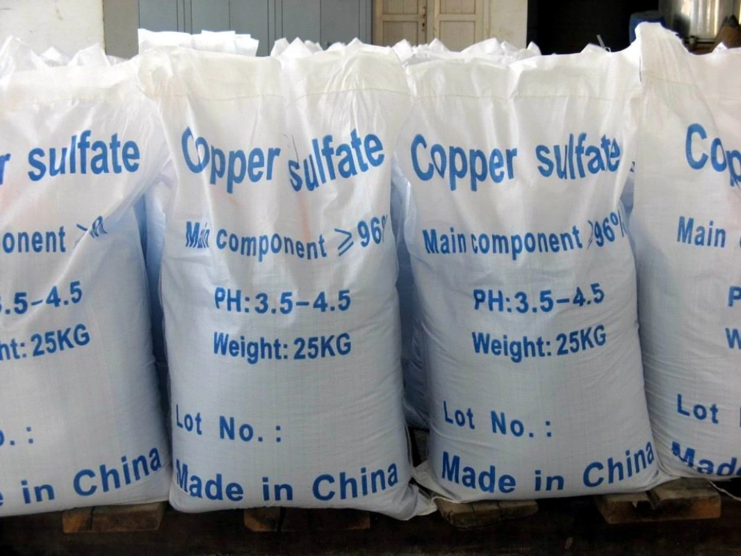 Feed Grade Blue Crystal Copper Sulphate Pentahydrate Fertilizer/ CuSo4.5H2O