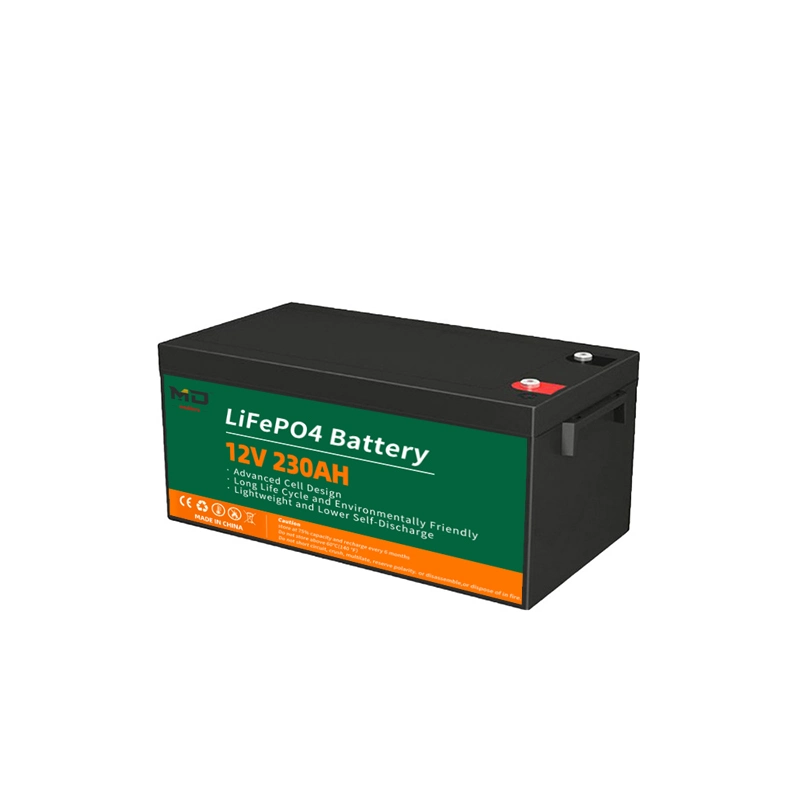 Bateria de alta potência LiFePO4, célula de 12 V, 230 ah, substituição do ácido de chumbo Bateria