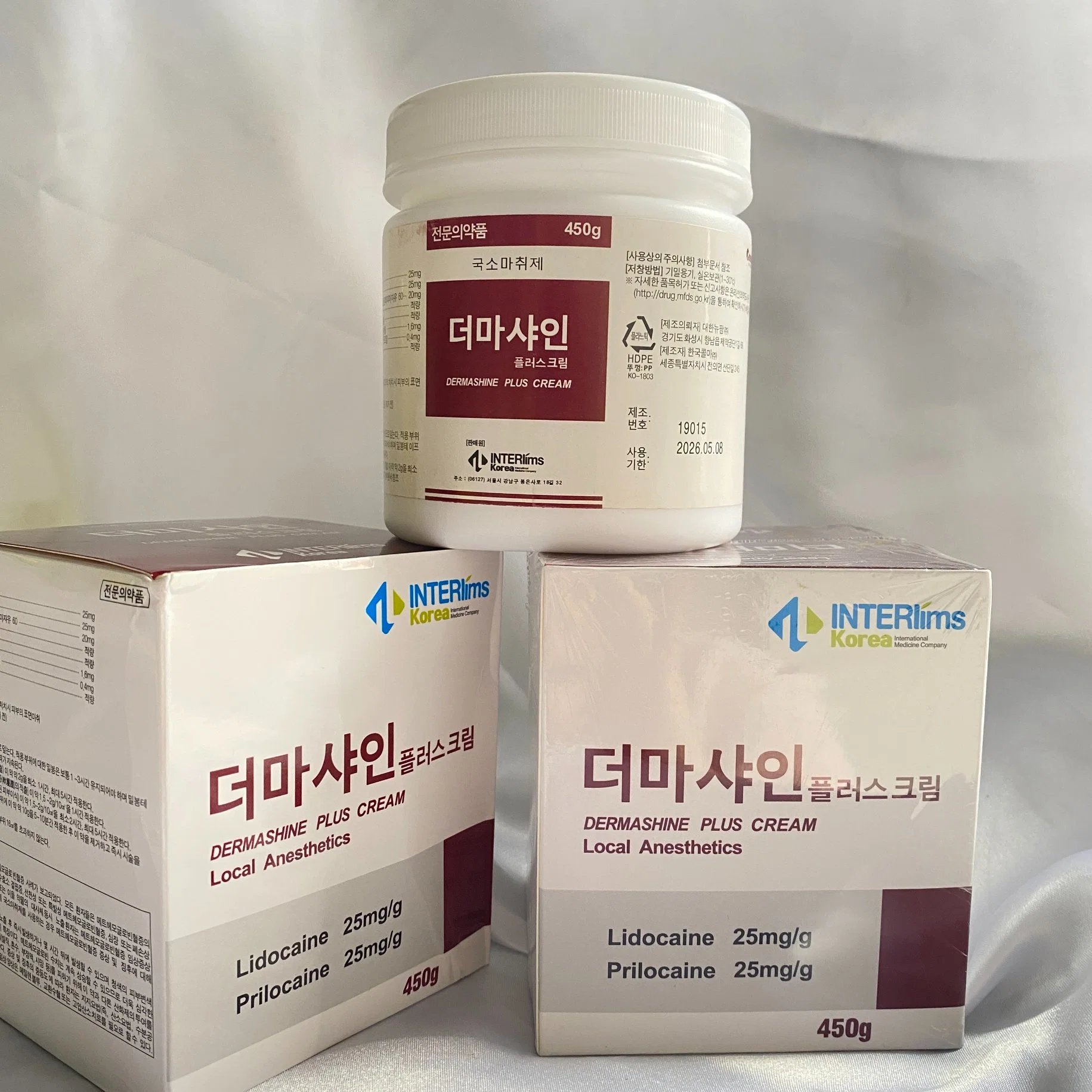 Mayorista/Proveedor 450g Korean Numb anestésico Ointment Crema Tattoo Microblading tratamiento Crema adormecida profunda coreana