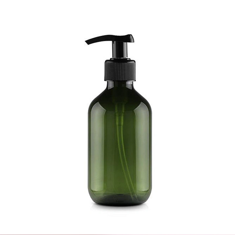 Yuwu Shampoos Bottle Presses Compressing Bottle Essential Oil Bottle Pet Tea Color Round Shoulder