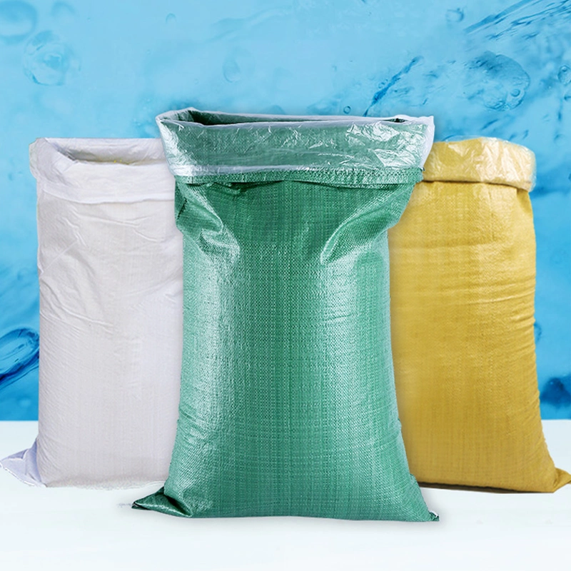 50kg 25kg PP Woven Bag with liner Transparent Sack Bag