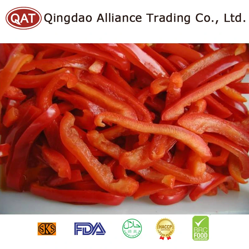 IQF Frozen Sliced Red Green Mixed Sweet Pepper None Pesticide in Bulk Retail Package