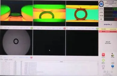 Inspection visuelle Équipement de détection automatique de fissures des joints toriques Inspection visuelle CCD