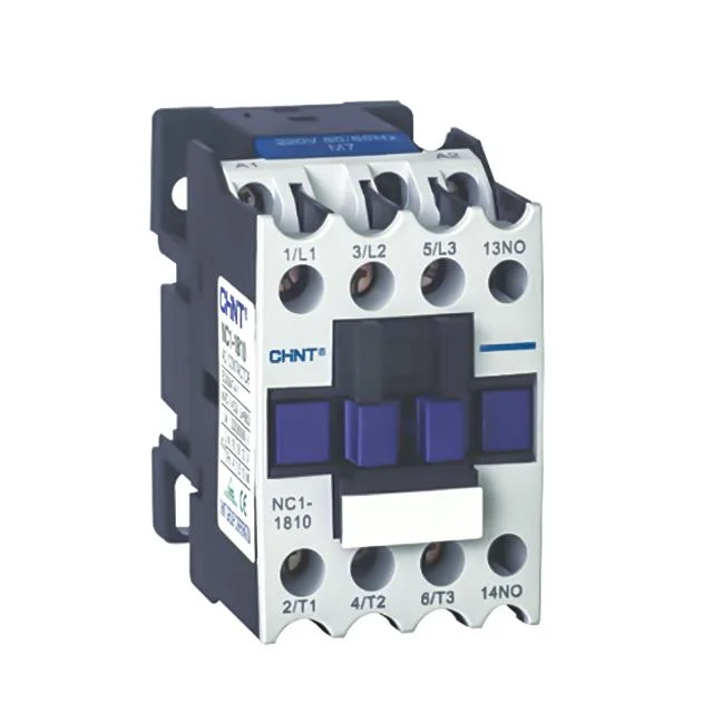 Chint NC1 AC DC magnético eléctrico Modular relé Polo de aire Contactor de acondicionador