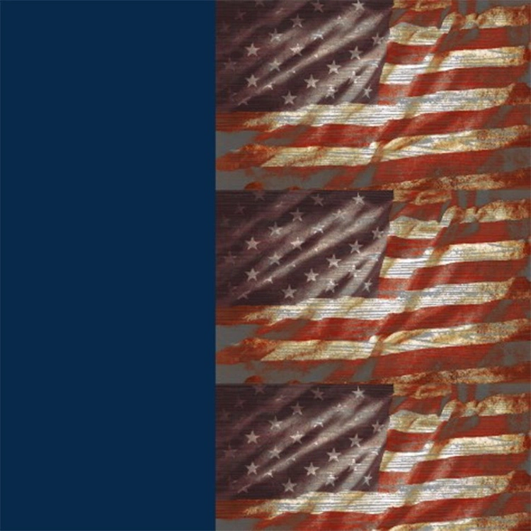 Oxford Waterproof Printed Fabric American Flag impresión digital a medida Para tela exterior mujeres vestir tela y tela de mesa