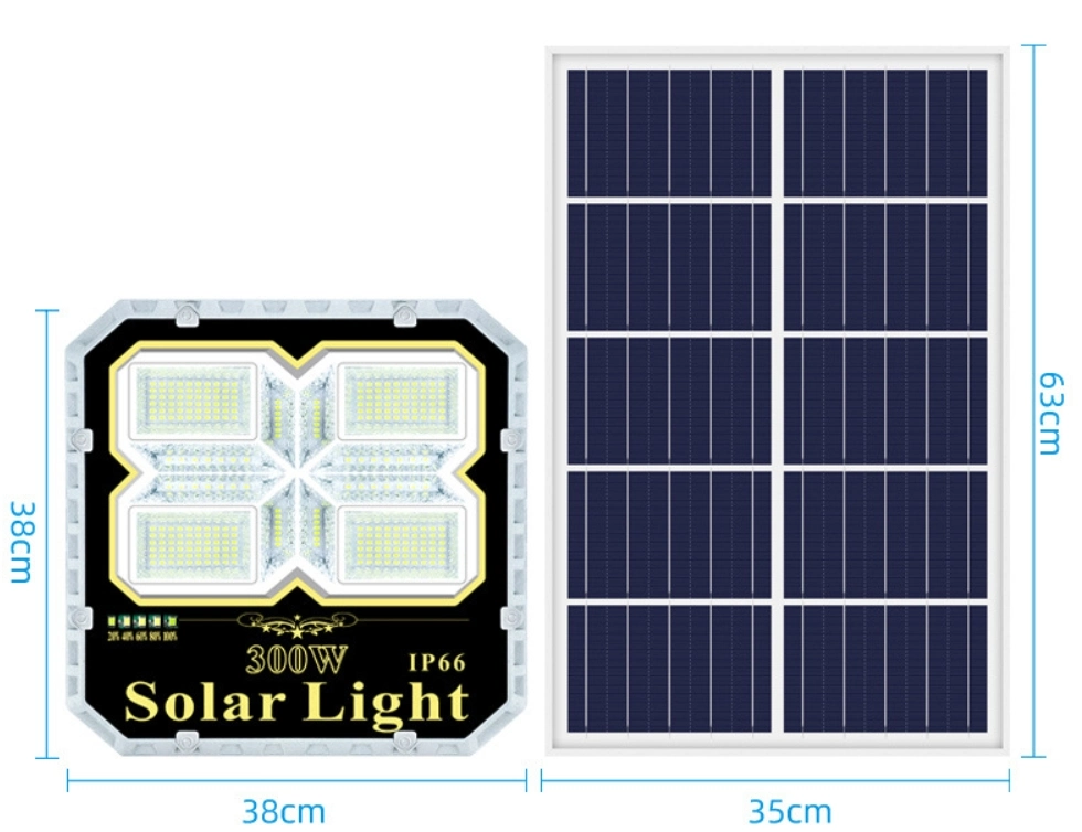 Lampes solaires à LED étanches, projecteur solaire/projecteur de jardin projecteur LED Stadiu