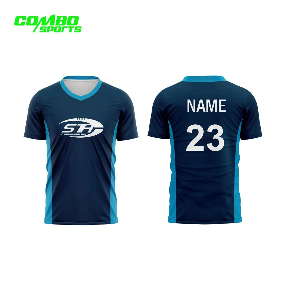 Customized Football Uniforms Sublimation Football Shirt Recycled Soccerl Shirt