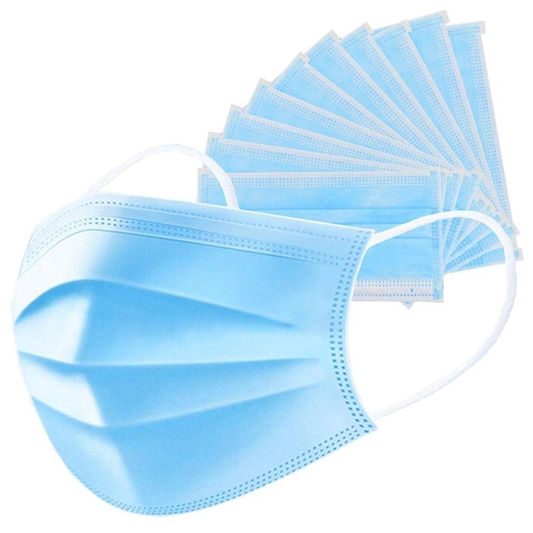 Siny Layer Non Woven Blue 3 Ply Disposable Surgical Face Mask