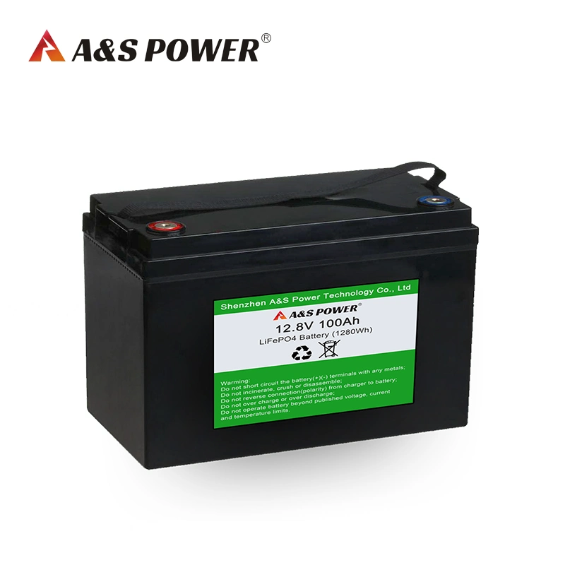 Wholesale Rechargeable 100ah 12.8V Lithium Iron Phosphate Battery Cell for Wind and Solar Energy Storage