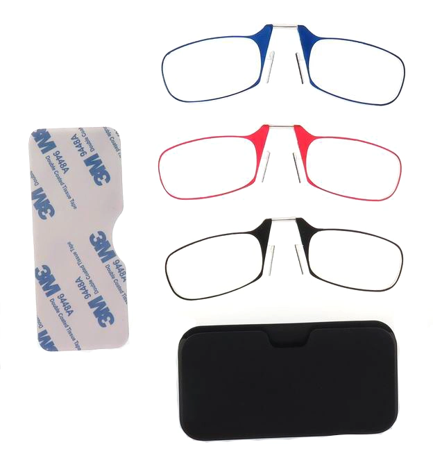 Small Reading Glasses Without Arms Stick on Phone