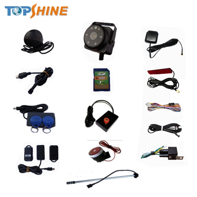 Topshine Multi 5 Tarjeta SIM GSM Tracker GPS cámara con sensor de combustible de RFID