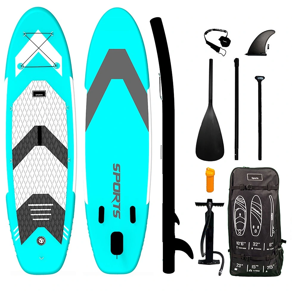 Flat Water Fishing Stand up Paddle Board Inflatable Double Layer Fusion Surfboard Sup