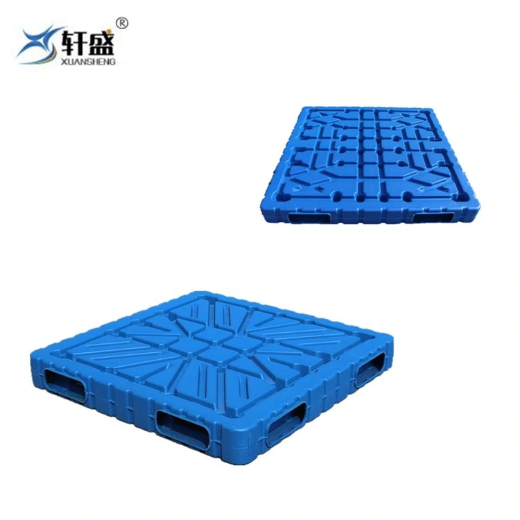 1200X1000mm Size Heavy Duty Stackable Double Sides Blow Molding Plastic Pallet