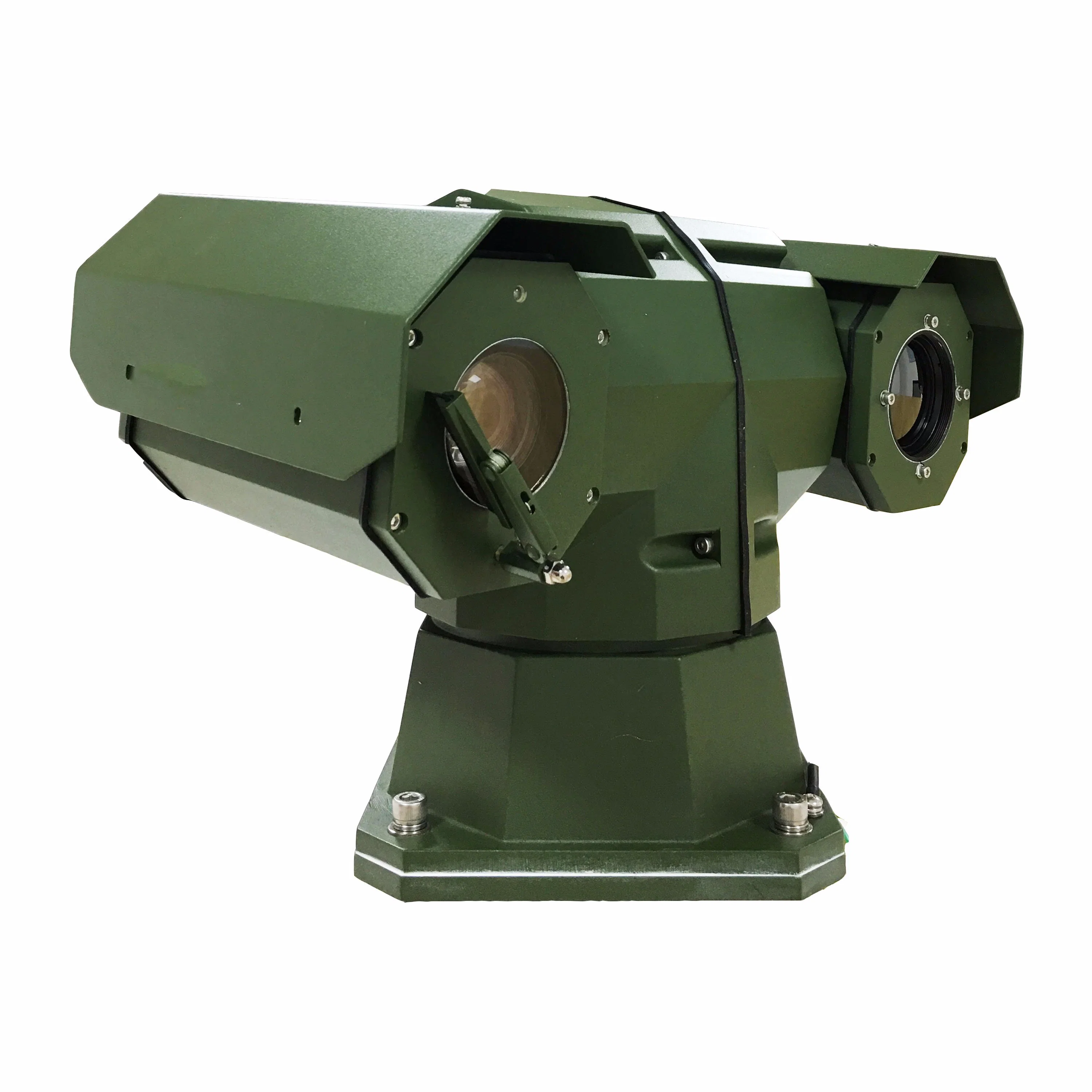 Factory Direct 3300 Meters Railway Port Forest Fire Prevention Security Monitoring Dual Sensor Thermal Camera